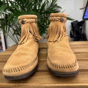 Minnetonka Suede Ankle Boots